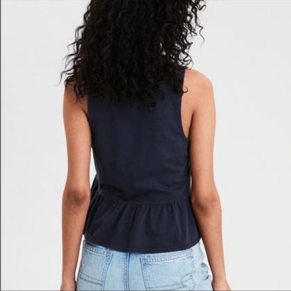 American Eagle Crop Peplum Tank - Picture 2 of 5
